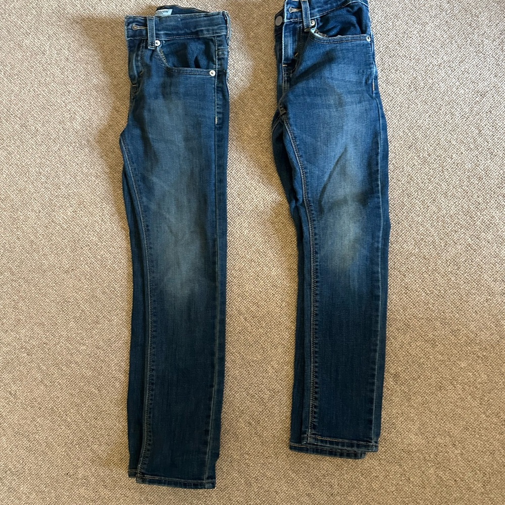 2x Boys size 10 Regular Denizen from Levi's Classic Blue Jeans